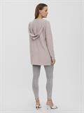 VMDOFFY LS OPEN HOOD CARDIGAN woodrose