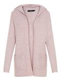 VMDOFFY LS OPEN HOOD CARDIGAN woodrose