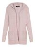 VMDOFFY LS OPEN HOOD CARDIGAN woodrose