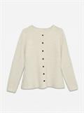 VMDOFFYJAQUARD LS O-NK PEPLUM CARDI NOO birch