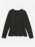 VMDOFFYJAQUARD LS O-NK PEPLUM CARDI NOO chocolate torte-melange