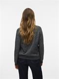 VMDOFFYSHINE LS O-NECK BLOUSE REP NOOS asphalt