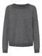 VMDOFFYSHINE LS O-NECK BLOUSE REP NOOS asphalt