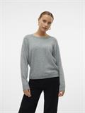 VMDOFFYSHINE LS O-NECK BLOUSE REP NOOS balsam green