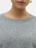 VMDOFFYSHINE LS O-NECK BLOUSE REP NOOS balsam green