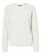 VMDOFFYSHINE LS O-NECK BLOUSE REP NOOS snow white