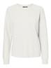 VMDOFFYSHINE LS O-NECK BLOUSE REP NOOS snow white