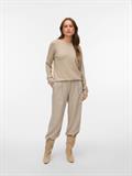 VMDOFFYSHINE LS O-NK BLOUSE REP NOOS LX silver mink