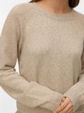 VMDOFFYSHINE LS O-NK BLOUSE REP NOOS LX silver mink