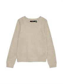 VMDOFFYSHINE LS O-NK BLOUSE REP NOOS LX silver mink