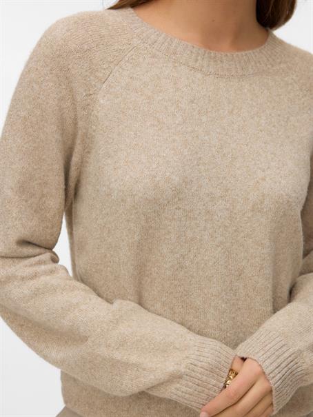VMDOFFYSHINE LS O-NK BLOUSE REP NOOS LX silver mink