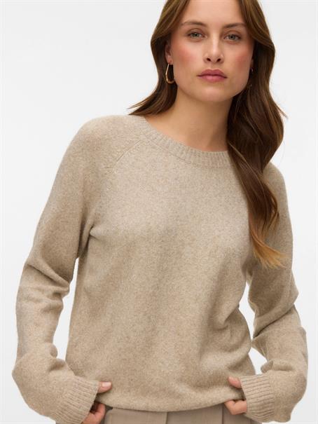 VMDOFFYSHINE LS O-NK BLOUSE REP NOOS LX silver mink