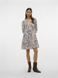 VMDORA DESY 3/4 V-N SHORT DRESS WVN BTQ cloud dancer
