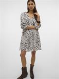 VMDORA DESY 3/4 V-N SHORT DRESS WVN BTQ cloud dancer