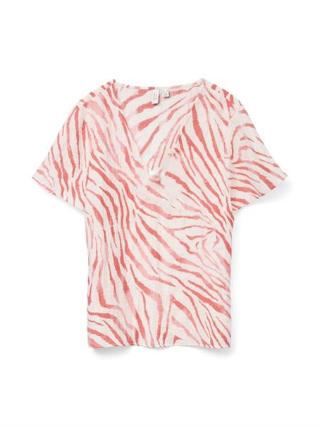 VMDORA DESY SS V-NECK TOP WVN BTQ GA dubarry