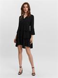 VMEASY 3/4 SHORT DRESS WVN GA black1