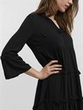 VMEASY 3/4 SHORT DRESS WVN GA black1