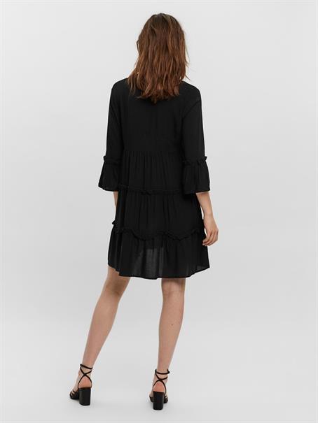 VMEASY 3/4 SHORT DRESS WVN GA black1