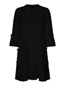 VMEASY 3/4 SHORT DRESS WVN GA black
