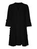 VMEASY 3/4 SHORT DRESS WVN GA black