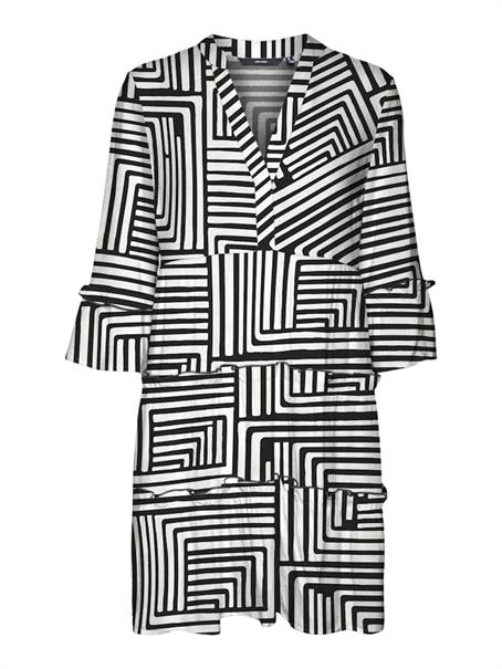 VMEASY JOY 3/4 SHORT DRESS WVN GA black