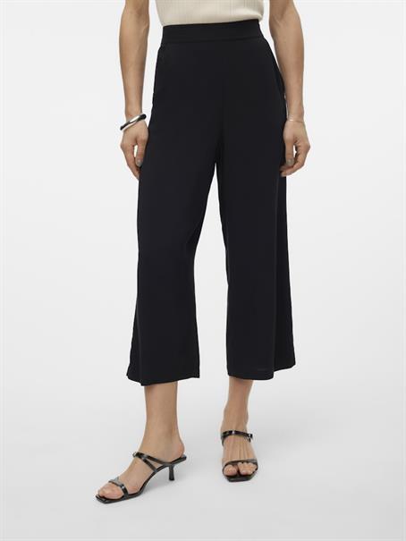 VMEASY JOY HW CULOTTE PANTS WVN GA black1
