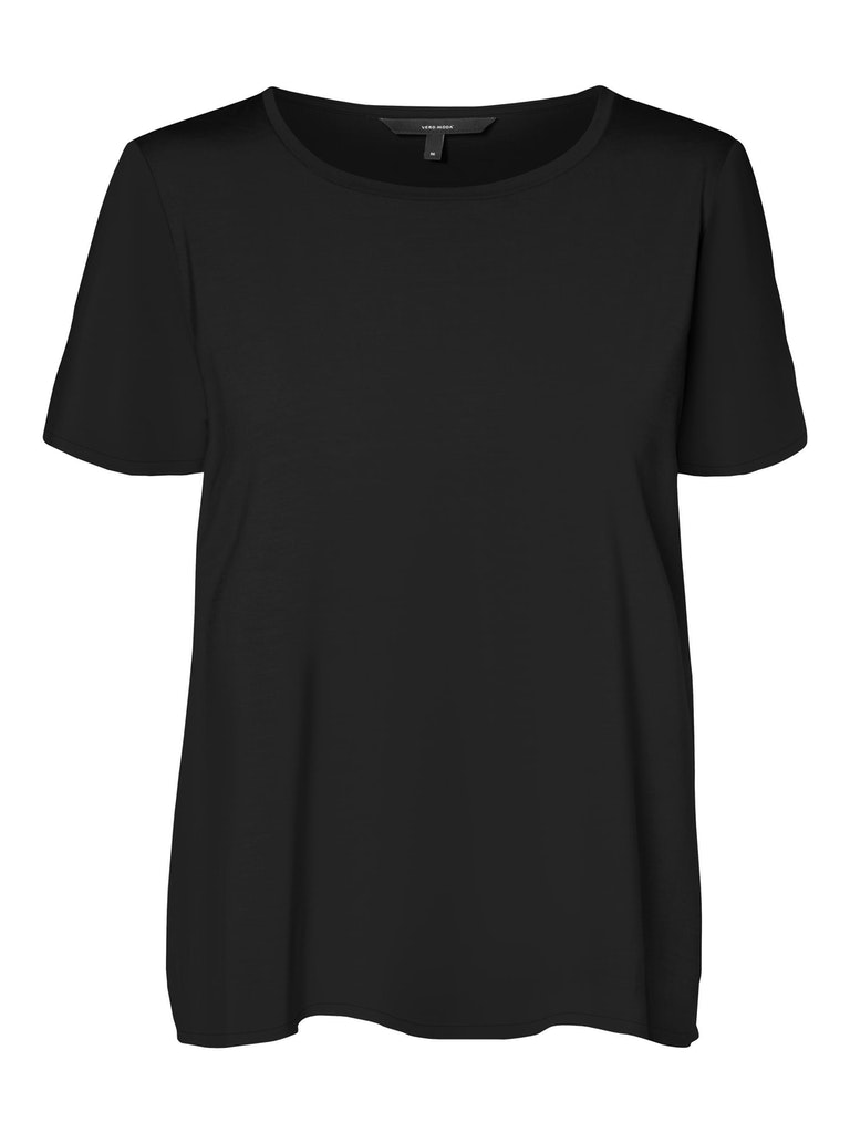 Vero Moda Damen T-Shirt 10245154 Black - white top