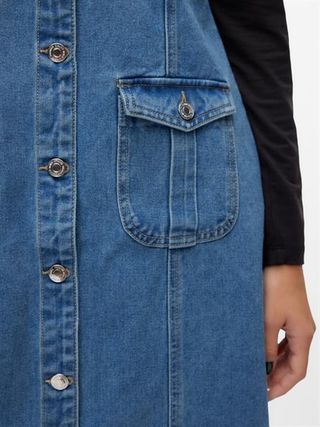 VMEDEN SL CALF DNM VEST GU3205 medium blue denim