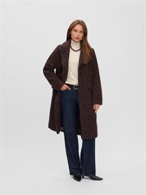 VMELENA LONG COAT NOOS chocolate torte