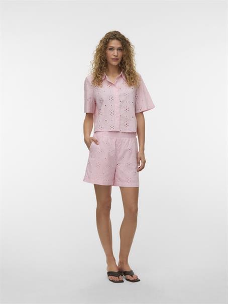 VMELIZA HW SHORTS WVN NOOS pink-a-boo