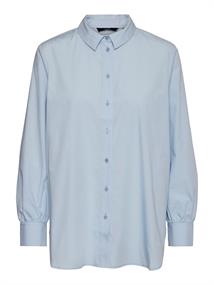 VMELLA L/S BASIC SHIRT NOOS cashmere blue