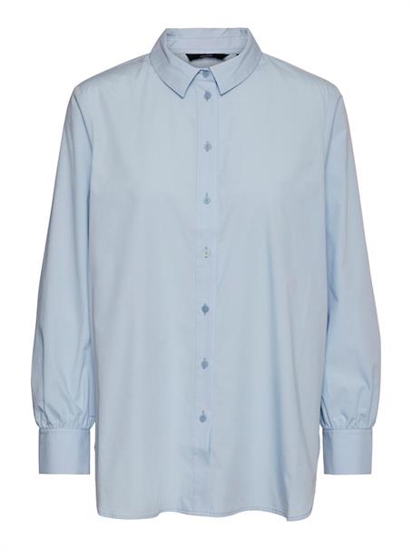 VMELLA L/S BASIC SHIRT NOOS cashmere blue