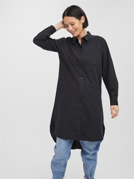 VMELLA L/S LONG SHIRT NOOS black