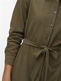 VMELLY L/S SHORT SHIRT DRESS WVN GA grape leaf