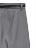 VMELMA MW BARREL BELT ANKLE PANT NOOS medium grey melange