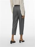 VMELMA MW BARREL BELT ANKLE PANT NOOS medium grey melange