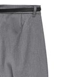 VMELMA MW BARREL BELT ANKLE PANT NOOS medium grey melange