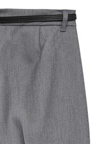 VMELMA MW BARREL BELT ANKLE PANT NOOS medium grey melange
