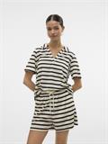 VMEMELI S/S V-NECK TOP JRS LCS birch1