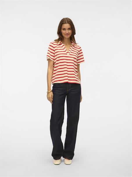 VMEMELI S/S V-NECK TOP JRS LCS birch2