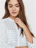 VMERIKA STRIPE 3/4 SHIRT TOP WVNE10 snow white2