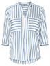VMERIKA STRIPE 3/4 SHIRT TOP WVNE10 snow white2