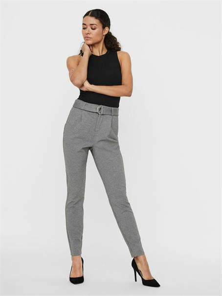 VMEVA HR LOOSE BELT PANT GA COLOR medium grey melange