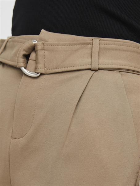 VMEVA HR LOOSE BELT PANT GA COLOR silver mink