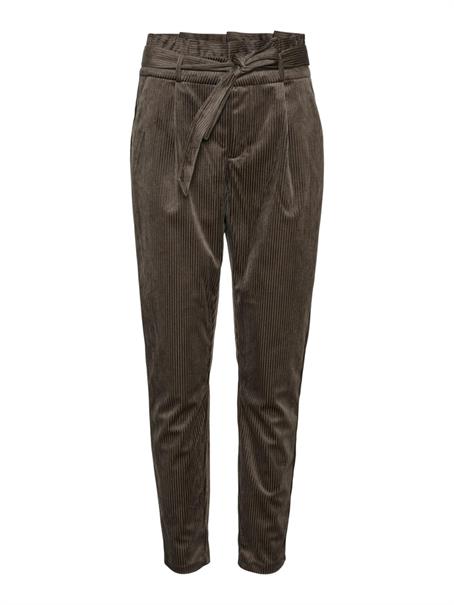VMEVA HR LOOSE PAPERBAG CORD PANT NOOS peat