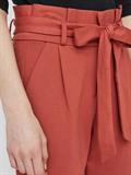 VMEVA HR LOOSE PAPERBAG PANT GA COLOR marsala