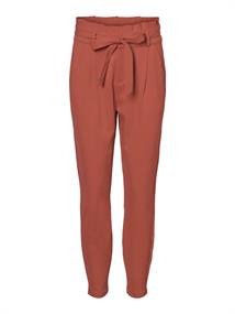 VMEVA HR LOOSE PAPERBAG PANT GA COLOR marsala
