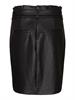 VMEVA HR PAPERBAG COATED SKIRT GA NOOS black