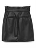 VMEVA HR PAPERBAG COATED SKIRT GA NOOS black