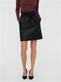 VMEVA HR PAPERBAG COATED SKIRT GA NOOS black